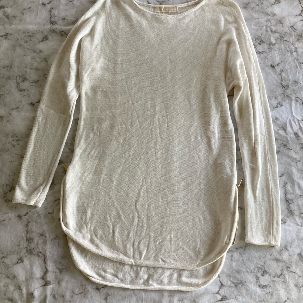 Michael Kors Ivory long sleeve sweater
